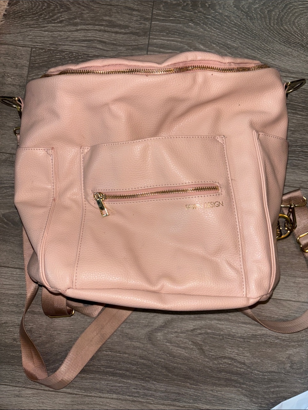 Fawn Design The Original Diaper Bag Warm Blush